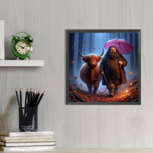 Load image into Gallery viewer, AB Diamond Painting - Full Round - Highland yak (40*40CM)