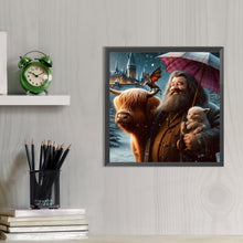 Load image into Gallery viewer, AB Diamond Painting - Full Round - Highland yak (40*40CM)