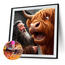 Load image into Gallery viewer, AB Diamond Painting - Full Round - Highland yak (40*40CM)