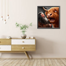 Load image into Gallery viewer, AB Diamond Painting - Full Round - Highland yak (40*40CM)