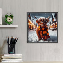Load image into Gallery viewer, AB Diamond Painting - Full Round - Highland yak (40*40CM)