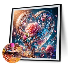 Load image into Gallery viewer, AB Diamond Painting - Full Round - Love rose (40*40CM)