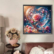 Load image into Gallery viewer, AB Diamond Painting - Full Round - Love rose (40*40CM)
