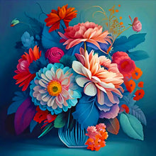 Load image into Gallery viewer, Diamond Painting - Full Round - Flowers (50*50CM)