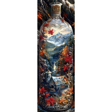 Load image into Gallery viewer, Diamond Painting - Full Round - Four seasons magic glass bottle fantasy scenery (30*90CM)