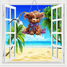 Load image into Gallery viewer, Acrylic Special Shape Animal 5D DIY Diamond Painting Dots Pendant for Art Crafts