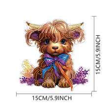 Load image into Gallery viewer, Acrylic Special Shape Animal 5D DIY Diamond Painting Dots Pendant for Art Crafts