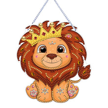 Load image into Gallery viewer, Acrylic Special Shape Animal 5D DIY Diamond Painting Dots Pendant for Art Crafts