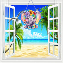 Load image into Gallery viewer, Acrylic Special Shape Animal 5D DIY Diamond Painting Dots Pendant for Art Crafts