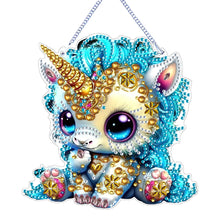 Load image into Gallery viewer, Acrylic Special Shape Animal 5D DIY Diamond Painting Dots Pendant for Art Crafts