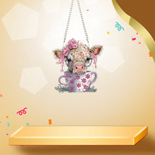 Load image into Gallery viewer, Acrylic Special Shape Animal 5D DIY Diamond Painting Dots Pendant for Art Crafts