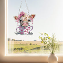 Load image into Gallery viewer, Acrylic Special Shape Animal 5D DIY Diamond Painting Dots Pendant for Art Crafts