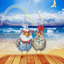 Load image into Gallery viewer, Acrylic Special Shape Animal 5D DIY Diamond Painting Dots Pendant for Art Crafts