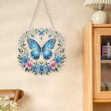 Load image into Gallery viewer, Acrylic Special Shape Butterfly Diamond Painting Hanging Pendant for Wall Window