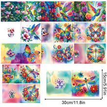 Load image into Gallery viewer, 12Pcs Special Shape Animal DIY Diamond Painting Card for Holiday Party Favors