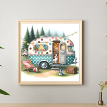 Load image into Gallery viewer, Diamond Painting - Full Round - Camping car (30*30CM)