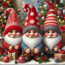 Load image into Gallery viewer, Diamond Painting - Full Round - Christmas gnome (40*40CM)