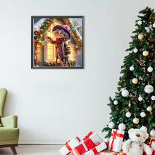 Load image into Gallery viewer, Diamond Painting - Full Round - Old lady preparing Christmas decorations (40*40CM)