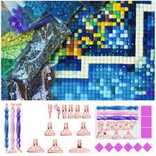 Load image into Gallery viewer, 3Pcs Diamond Painting Pen with Pen Head & Clay 5D Point Drill Pen for Art Crafts