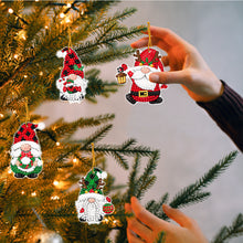 Load image into Gallery viewer, 12Pcs Acrylic Christmas Hanging Diamond Painting Art Kits for Christmas Tree