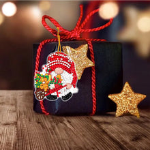 Load image into Gallery viewer, 12Pcs Acrylic Christmas Hanging Diamond Painting Art Kits for Christmas Tree