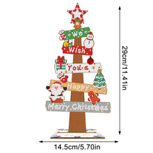 Load image into Gallery viewer, Wooden Special Shaped Christmas Sign Desktop Diamond Art Kits for Home Office