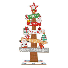 Load image into Gallery viewer, Wooden Special Shaped Christmas Sign Desktop Diamond Art Kits for Home Office