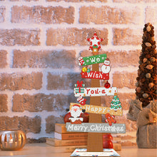 Load image into Gallery viewer, Wooden Special Shaped Christmas Sign Desktop Diamond Art Kits for Home Office