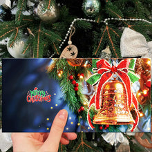 Load image into Gallery viewer, 12Pcs Christmas Special Shape DIY Diamond Painting Card for Holiday Party Favors