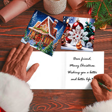 Load image into Gallery viewer, 12Pcs Christmas Special Shape DIY Diamond Painting Card for Holiday Party Favors