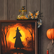 Load image into Gallery viewer, Halloween Cross And Butterfly Diamond Art Door Right Angle Sign for Party Favors