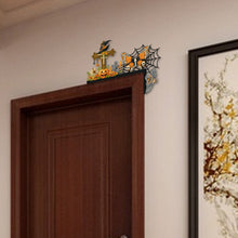 Load image into Gallery viewer, Halloween Cross And Butterfly Diamond Art Door Right Angle Sign for Party Favors