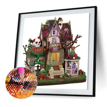 Load image into Gallery viewer, Diamond Painting - Partial Special Shaped - Halloween snake skull (40*40CM)