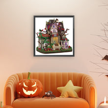 Load image into Gallery viewer, Diamond Painting - Partial Special Shaped - Halloween snake skull (40*40CM)