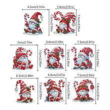 Load image into Gallery viewer, 8Pcs Christmas Diamond Art Hanging Hooks Diamond Painting Hooks DIY Crafts Decor