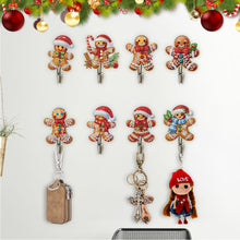 Load image into Gallery viewer, 8Pcs Christmas Diamond Art Hanging Hooks Diamond Painting Hooks DIY Crafts Decor