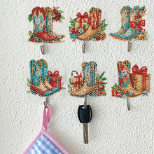 Load image into Gallery viewer, 8Pcs Christmas Diamond Art Hanging Hooks Diamond Painting Hooks DIY Crafts Decor