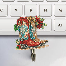 Load image into Gallery viewer, 8Pcs Christmas Diamond Art Hanging Hooks Diamond Painting Hooks DIY Crafts Decor