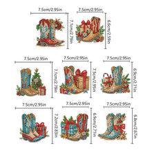 Load image into Gallery viewer, 8Pcs Christmas Diamond Art Hanging Hooks Diamond Painting Hooks DIY Crafts Decor