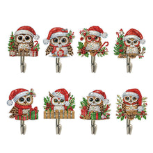 Load image into Gallery viewer, 8Pcs Christmas Diamond Art Hanging Hooks Diamond Painting Hooks DIY Crafts Decor