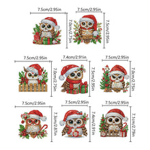 Load image into Gallery viewer, 8Pcs Christmas Diamond Art Hanging Hooks Diamond Painting Hooks DIY Crafts Decor