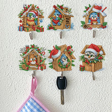Load image into Gallery viewer, 8Pcs Christmas Diamond Art Hanging Hooks Diamond Painting Hooks DIY Crafts Decor