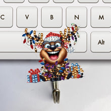 Load image into Gallery viewer, 8Pcs Christmas Diamond Art Hanging Hooks Diamond Painting Hooks DIY Crafts Decor