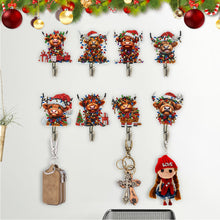 Load image into Gallery viewer, 8Pcs Christmas Diamond Art Hanging Hooks Diamond Painting Hooks DIY Crafts Decor