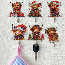 Load image into Gallery viewer, 8Pcs Christmas Diamond Art Hanging Hooks Diamond Painting Hooks DIY Crafts Decor