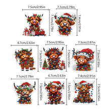 Load image into Gallery viewer, 8Pcs Christmas Diamond Art Hanging Hooks Diamond Painting Hooks DIY Crafts Decor