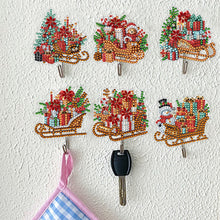 Load image into Gallery viewer, 8Pcs Christmas Diamond Art Hanging Hooks Diamond Painting Hooks DIY Crafts Decor