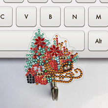 Load image into Gallery viewer, 8Pcs Christmas Diamond Art Hanging Hooks Diamond Painting Hooks DIY Crafts Decor