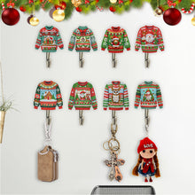 Load image into Gallery viewer, 8Pcs Christmas Diamond Art Hanging Hooks Diamond Painting Hooks DIY Crafts Decor