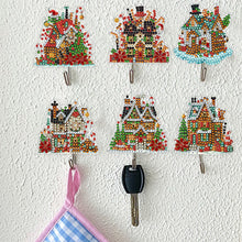 Load image into Gallery viewer, 8Pcs Christmas Diamond Art Hanging Hooks Diamond Painting Hooks DIY Crafts Decor